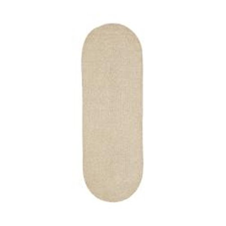 BETTER TRENDS 2 x 6 in. Chenille Reversible Rug - Dove BRCR26DV